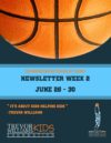 TWBA Newsletter Week 2 (June 26 – 30)